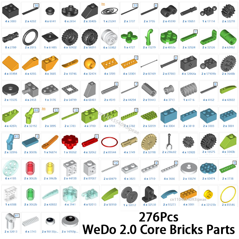 Kids Education Pdf - أجزاء الطوب الأساسية الجديدة WeDo 2.0