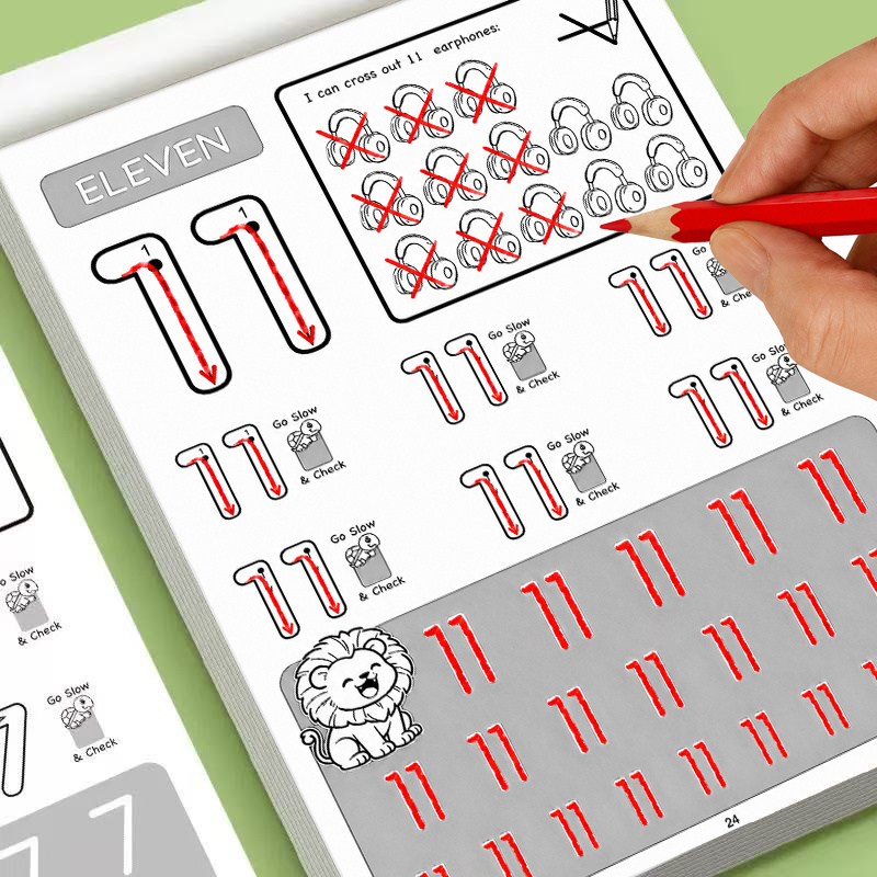 Learning Workbook Preschool - كتاب تدريب على تعلم الأرقام من