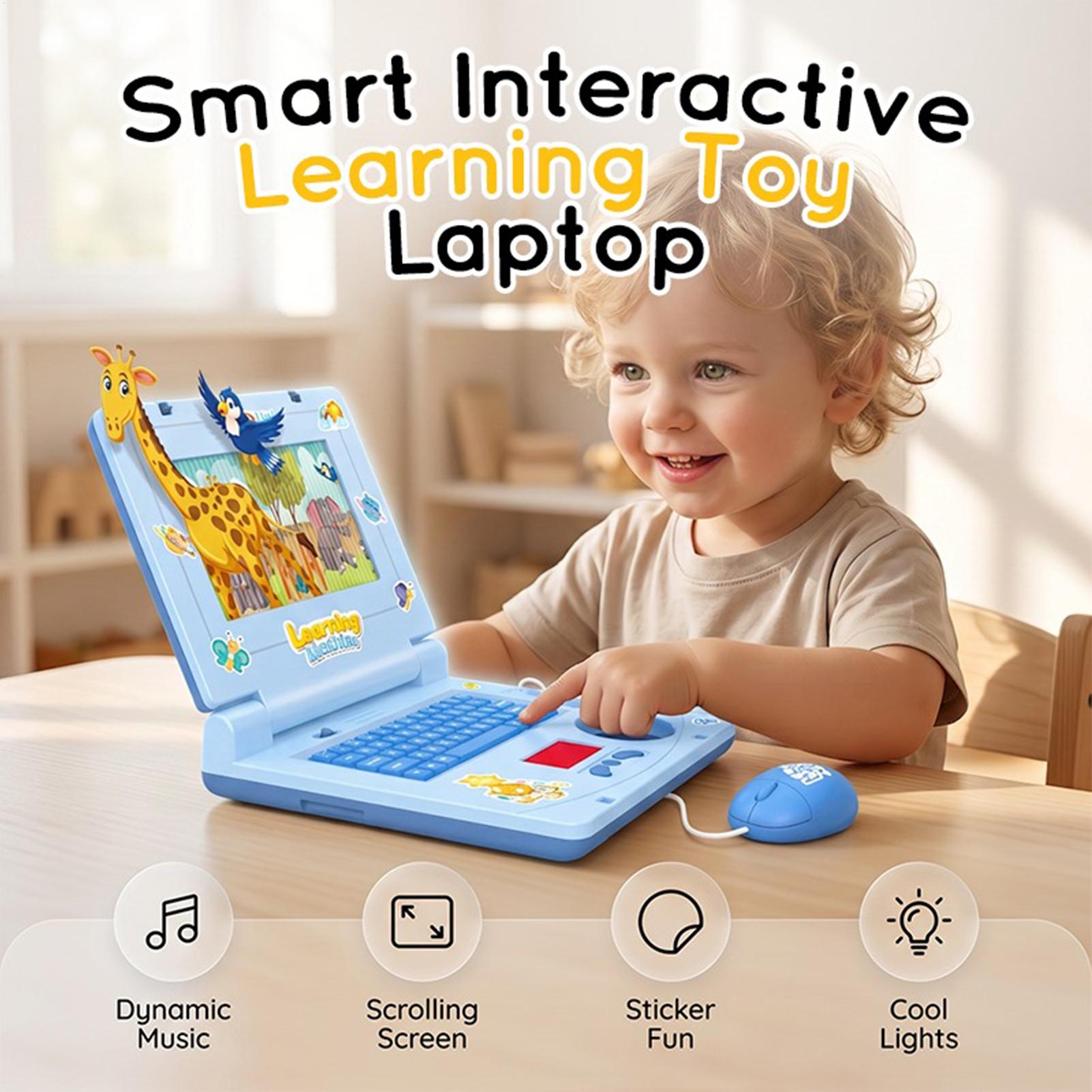 Kids Educational Computer - لعبة لابتوب للأطفال، تفاعلية للعب التخيلي