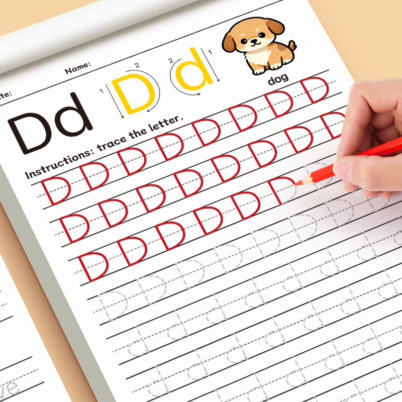 Learning Workbook Preschool - كتاب تدريب على تهجئة الحروف الأبجدية