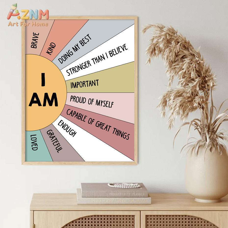 لوحة فنية تعليمية للأطفال بتصم - مراجعة Kids Education Quote وسعره