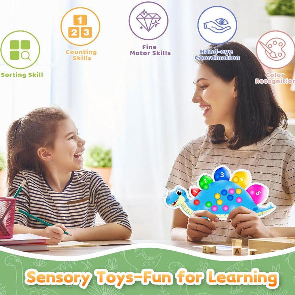 لعبة فرز الديناصورات، لعبة تعل - مراجعة Kids Education Design وسعره