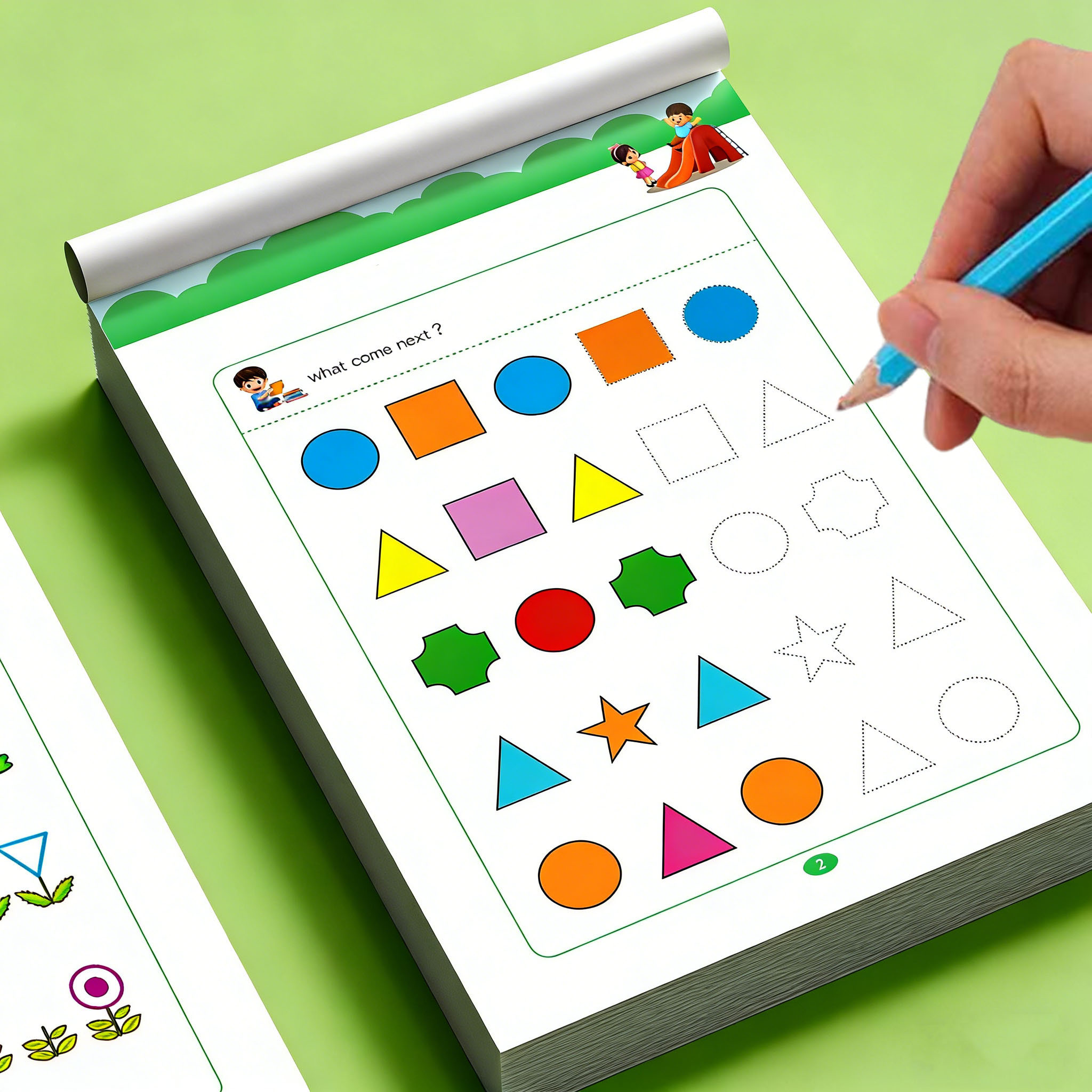 كتاب تمارين البحث عن الأنماط ل - مراجعة Learning Workbook Preschool وسعره