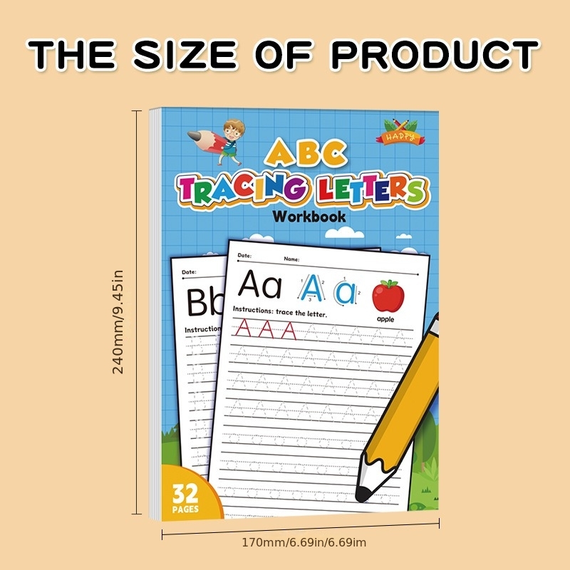 كتاب تدريب على الكتابة بالحروف - مراجعة Learning Workbook Preschool وسعره