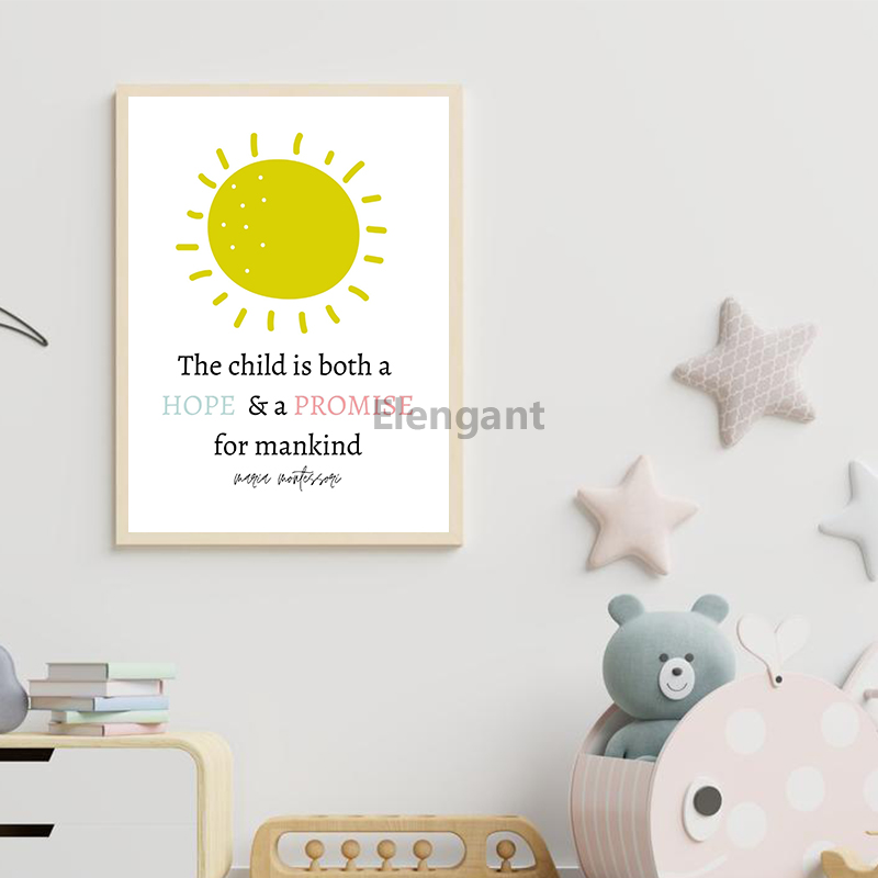 اللعب هي عمل الطفل إقتباس الفن - مراجعة Kids Education Quote وسعره