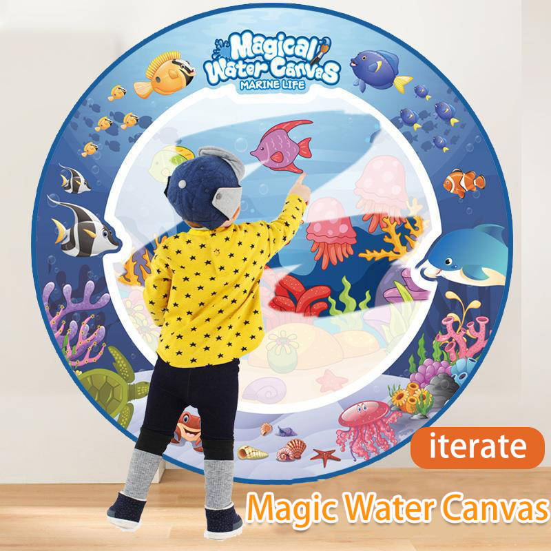 حصيرة رسم سحرية بالماء 80×80 س - مراجعة Kids Educational Mat وسعره
