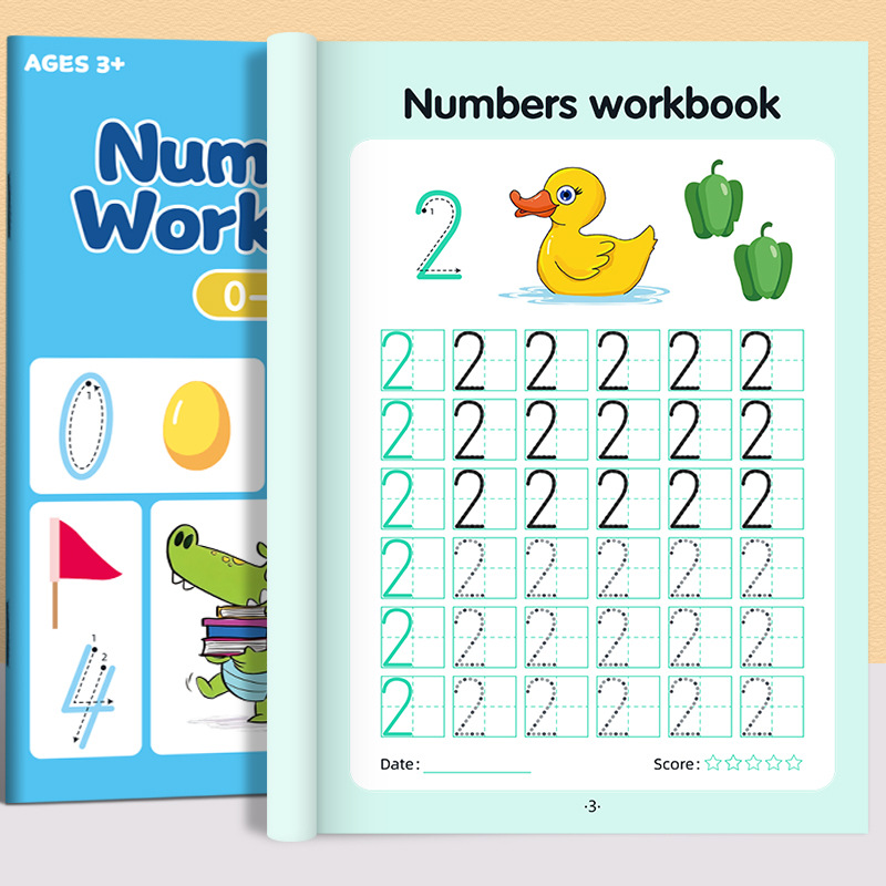 كتاب تمارين تتبع الأرقام من 0  - مراجعة Learning Workbook Preschool وسعره