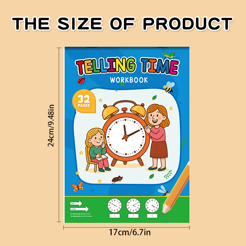 كتاب تمارين الساعة، مناسب لأنش - مراجعة Learning Workbook Preschool وسعره
