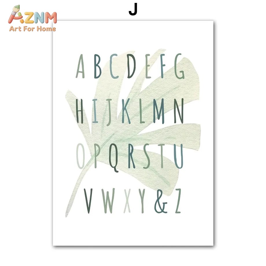 لوحة فنية جدارية من قماش AZNM  - مراجعة Kids Education Quote وسعره