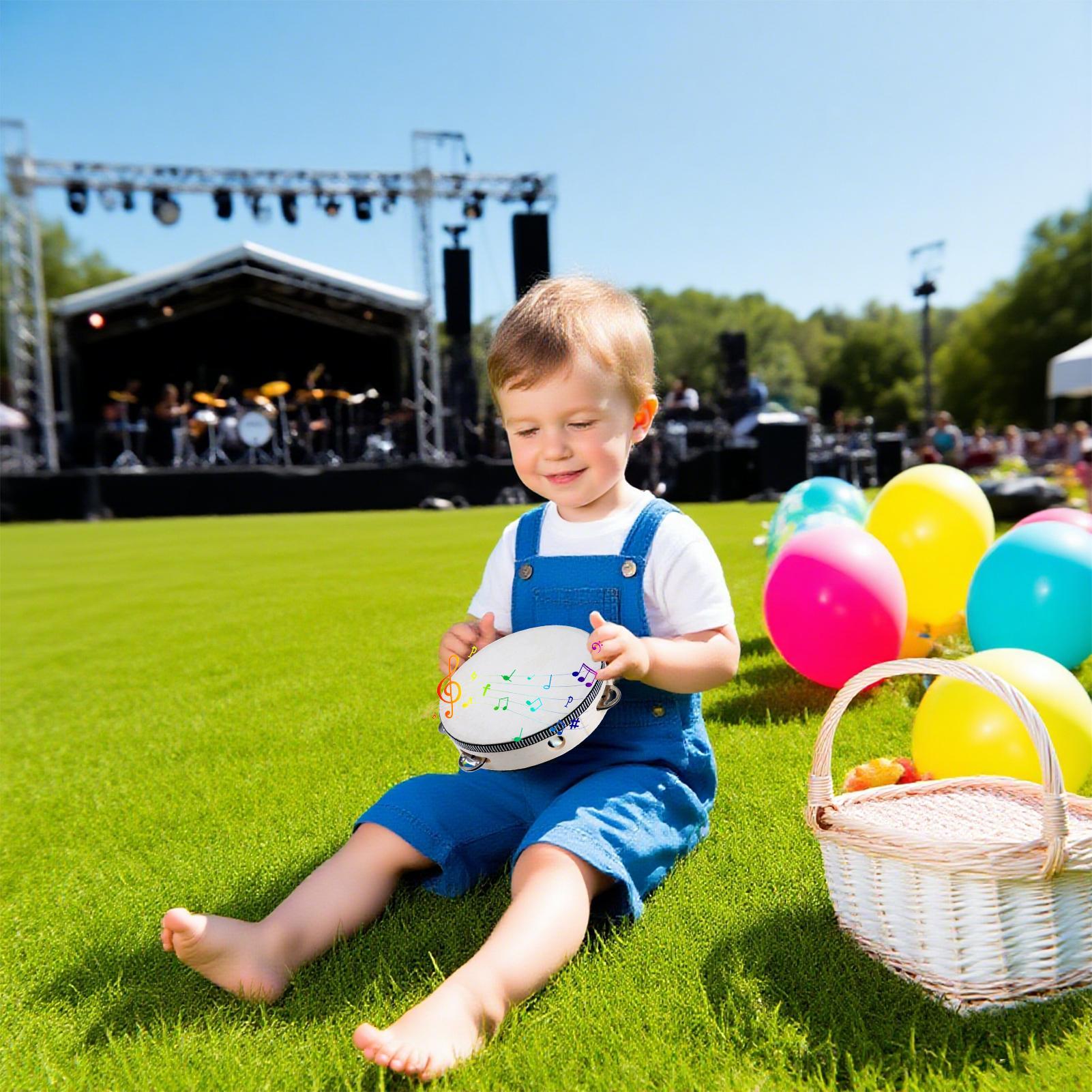 الدف للأطفال 6 بوصة باليد طبل  - مراجعة Kids Education And Recreation وسعره