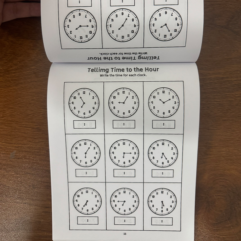 كتاب تمارين تعليم الوقت للأطفا - مراجعة Learning Workbook Preschool وسعره