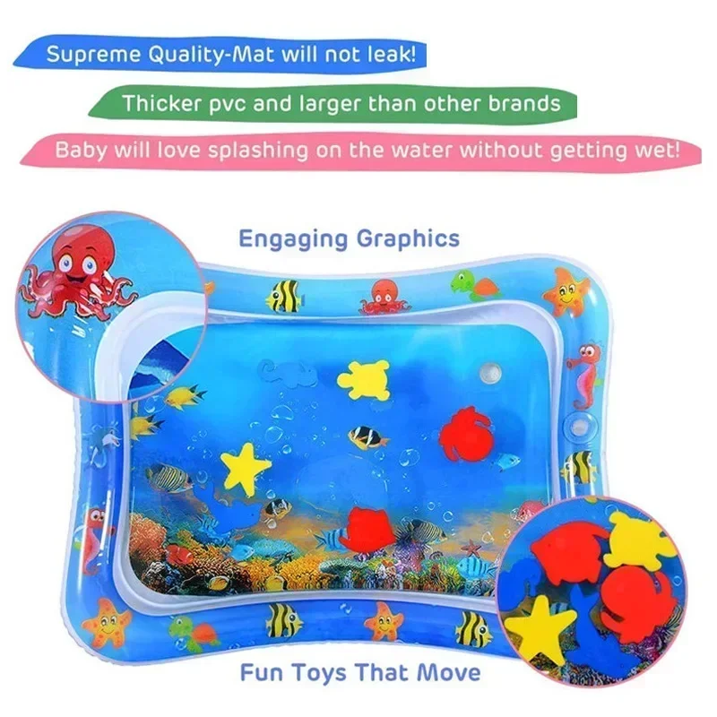 حصيرة لعب مائية قابلة للنفخ من - مراجعة Kids Educational Mat وسعره