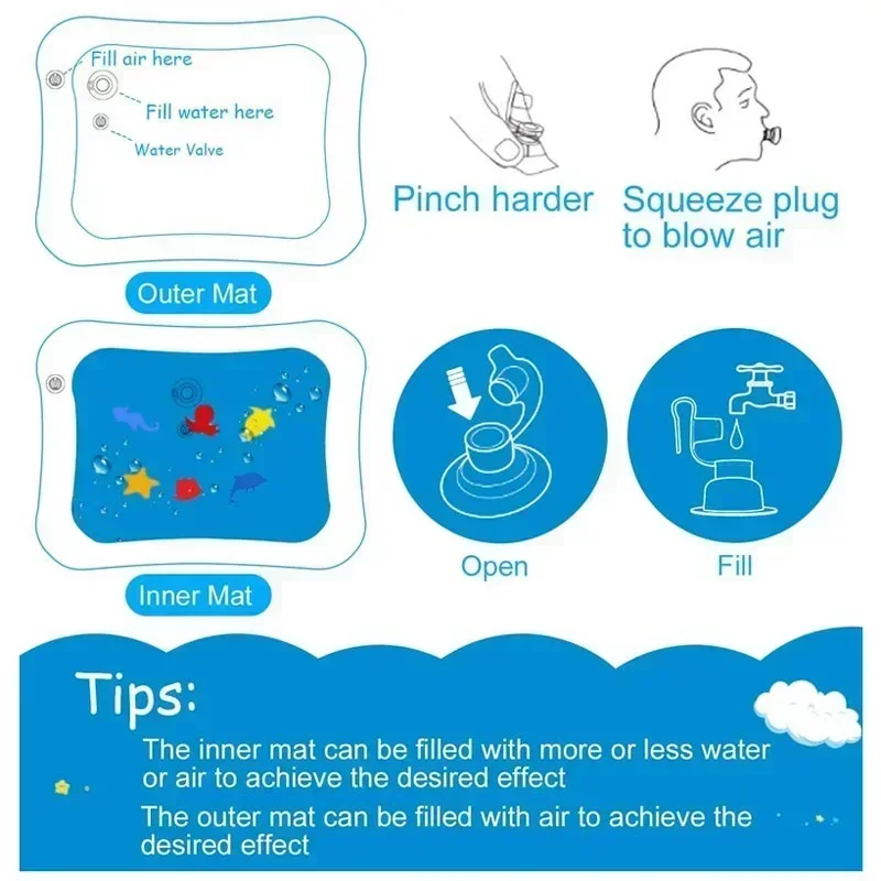 حصيرة لعب مائية قابلة للنفخ من - مراجعة Kids Educational Mat وسعره